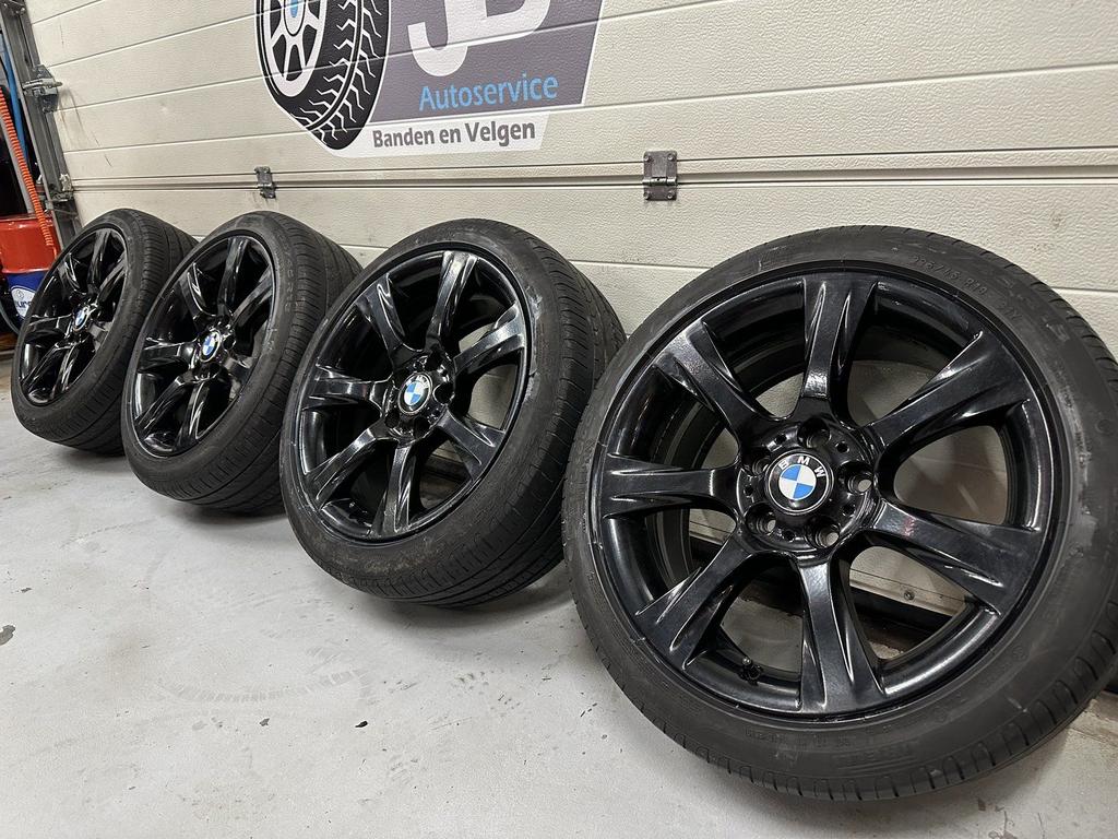 18inch Originele BMW Black Style 396 Velgen! A-Merk Banden!, Auto-onderdelen, Banden en Velgen, 18 inch, Gebruikt, -, -