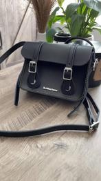Dr. Martens Lederen Satchel Tas 7 inch - Zwart, Ophalen of Verzenden, Zo goed als nieuw, Zwart, Schoudertasje