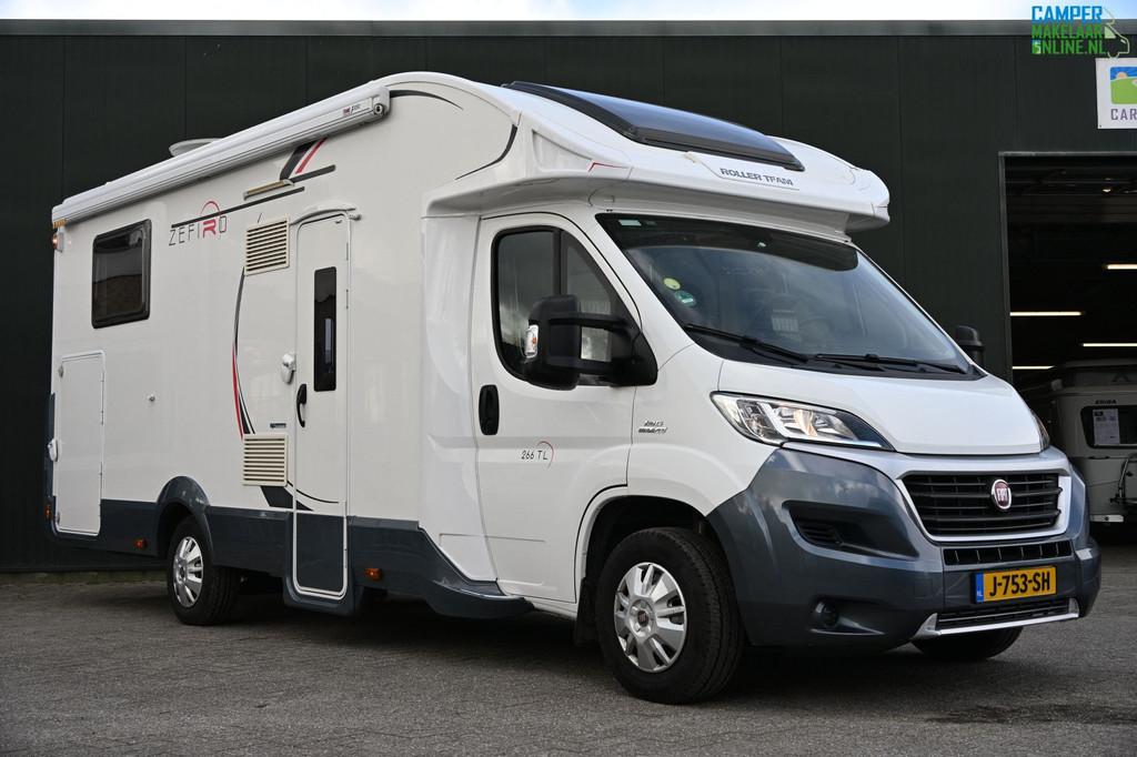 Roller Team Zefiro 266 TL Queensbed|Hefbed|Zonnepan.|Level, Overige merken, 7 tot 8 meter, Bedrijf, Kluisje