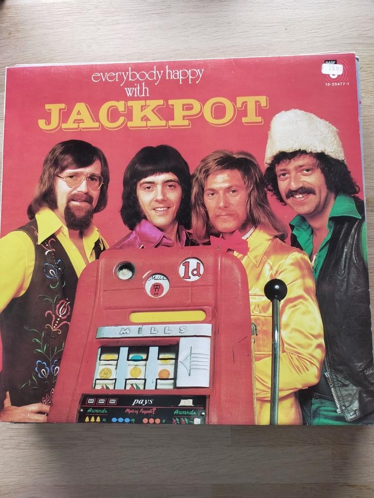 Jackpot , everybody happy, Ophalen of Verzenden, Zo goed als nieuw, 12 inch, Levenslied of Smartlap