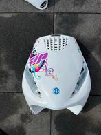 Kappenset Piaggio Zip - Wit met paarse/roze details, Ophalen of Verzenden, Gebruikt, Kap, Piaggio