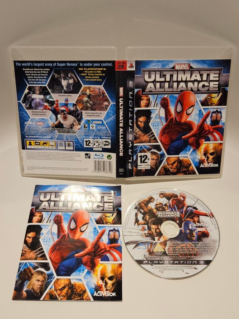 Marvel Ultimate Alliance PS3, Avontuur en Actie, 1 speler, Ophalen of Verzenden, Zo goed als nieuw