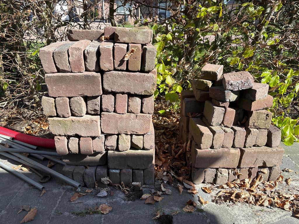 Gratis waaltjes voor tuin of bestrating, Tuin en Terras, Tegels en Klinkers, Ophalen, Overige materialen, Gebruikt, Klinkers