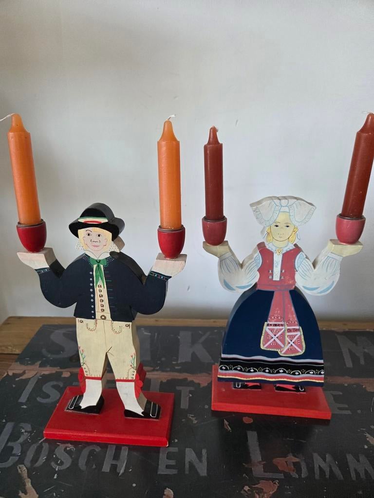 Vintage ikea kandelaars, Ophalen of Verzenden, Gebruikt