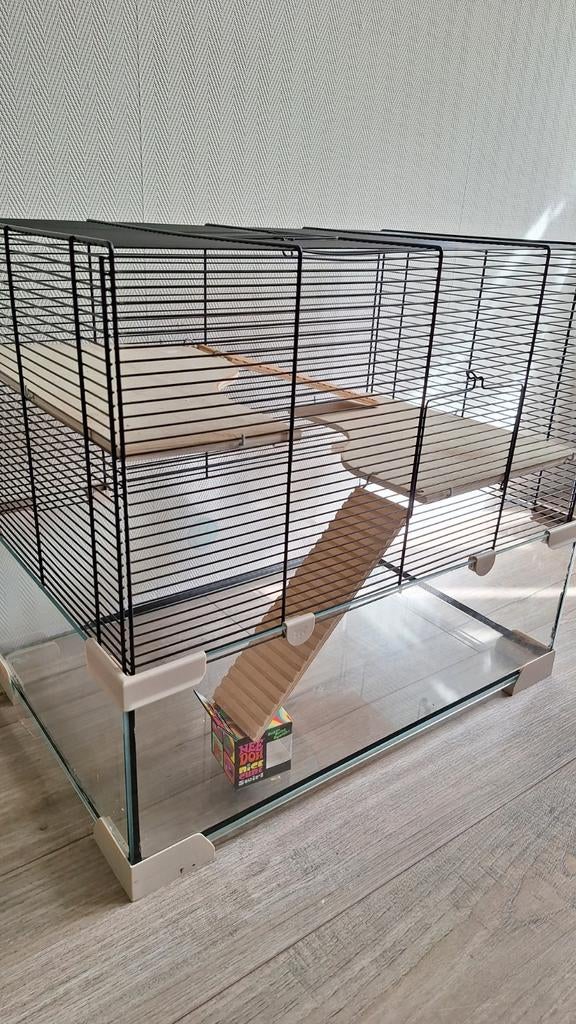 Hamster kooi, Minder dan 60 cm, Ophalen of Verzenden, Zo goed als nieuw, Hok