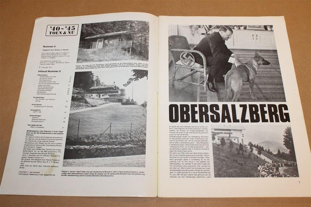 Hitlers Adelaarsnest — WOII Fotoboek 1977 ’40-’45 Toen & Nu, Boeken, Ophalen of Verzenden, Tweede Wereldoorlog, Gelezen, Overige onderwerpen