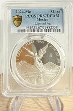 2024 Mexico Onza Libertad 1 oz silver proof PGCS PR67DCAM, Ophalen, Midden-Amerika, Losse munt, Zilver