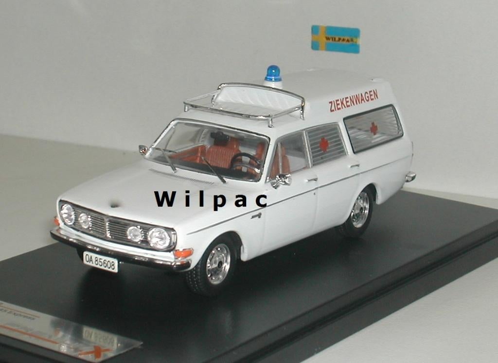 Volvo 145 express ambulance of blauw schaal 1:43 premium -x., Ophalen of Verzenden, Nieuw, Auto, Overige merken
