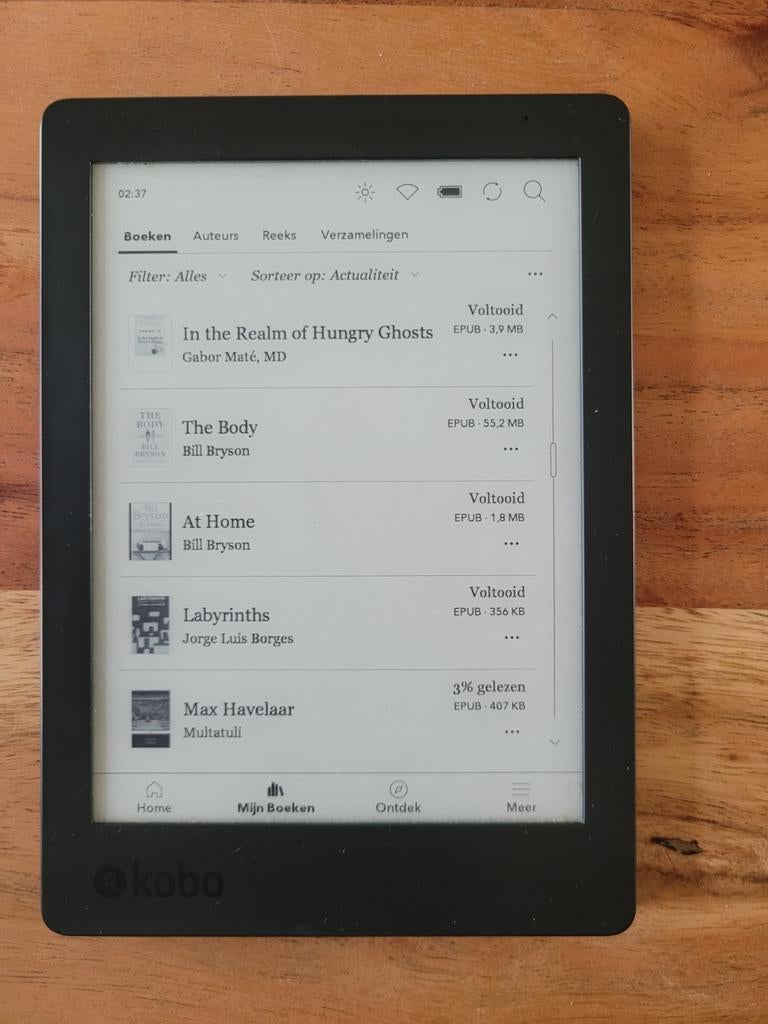 Kobo Aura, Computers en Software, E-readers, Ophalen of Verzenden, Gebruikt