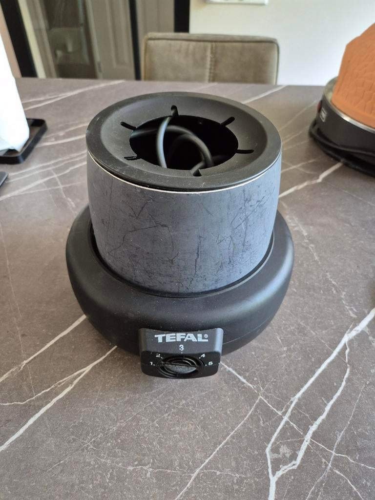 Tefal elektrische fondueset, Ophalen of Verzenden, Gebruikt, Elektrisch, Fonduepan