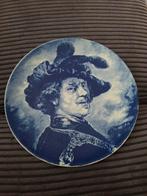 Delfts blauw wandbord Rembrandt - Boch La Louviere, Antiek en Kunst, Ophalen