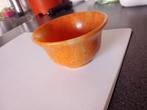 Oranje Quartz Stenen Bakje Kom Doorschijnend, Ophalen of Verzenden, Zo goed als nieuw, Oranje, Bak of Kom