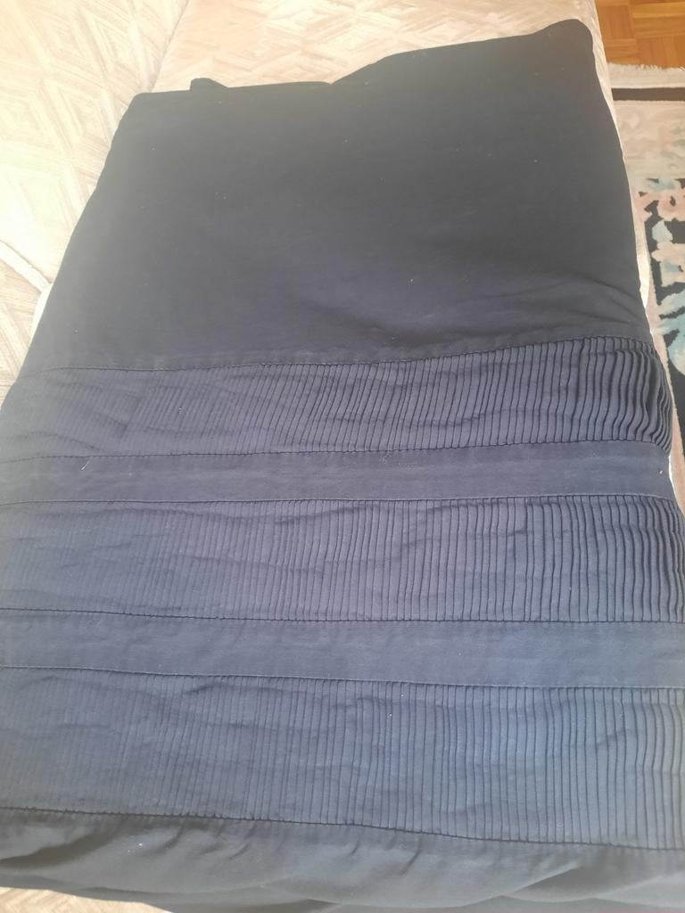 Zwarte dekbedhoes 2 persoons, Zwart, Dekbedovertrek, Tweepersoons, Ophalen of Verzenden