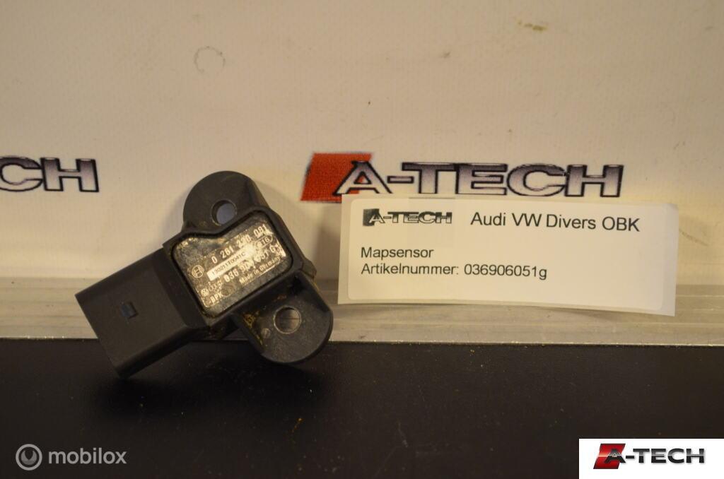 Mapsensor CBZA Audi A1 Sportback 8X 1.2 TFSI 036906051g, Auto-onderdelen, Gebruikt, Volkswagen, Ophalen of Verzenden, Volkswagen