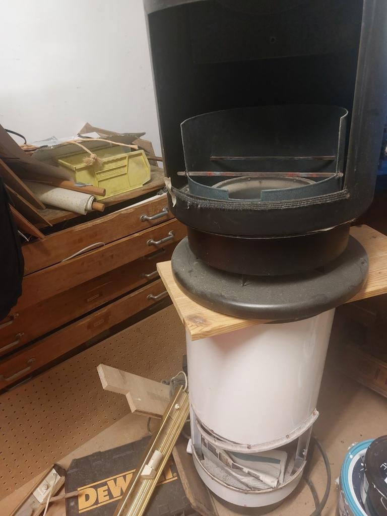 2 Goed werkende Pelgrim kachels, Huis en Inrichting, Kachels, Ophalen, Gas, Gaskachel