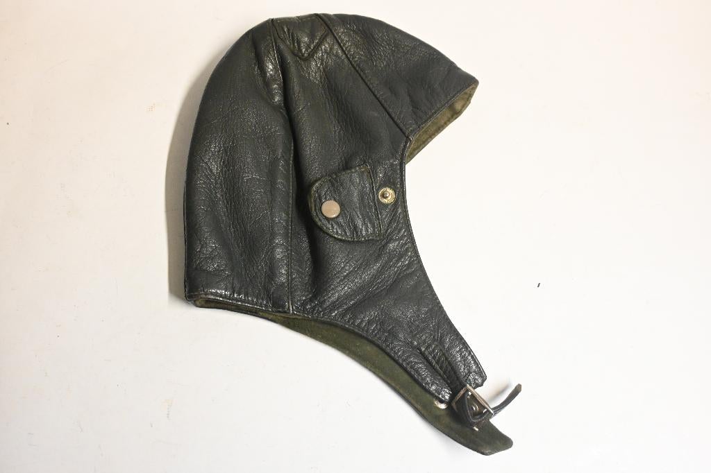 antieke motorhelm motorcap piloten cap solex brommer, Ophalen of Verzenden, Gebruikt, Overige typen