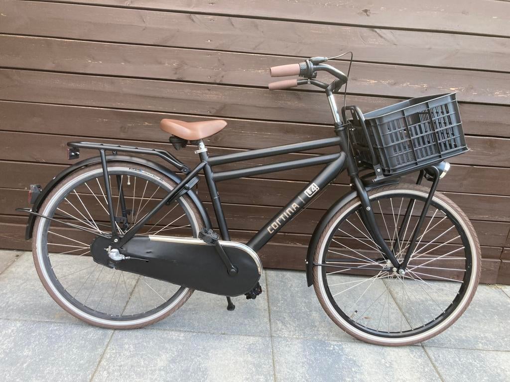 Nette Cortina U4 jongensfiets 26 inch 9 tot 13 jaar 3V +Krat, Ophalen, Zo goed als nieuw, 26 inch of meer, Versnellingen