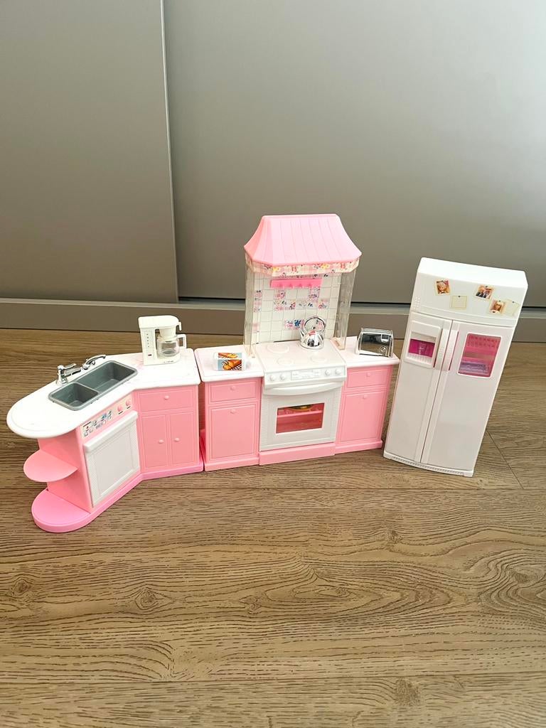 Vintage Barbie keuken, Kinderen en Baby's, Speelgoed | Poppenhuizen, Ophalen of Verzenden, Gebruikt, Toebehoren