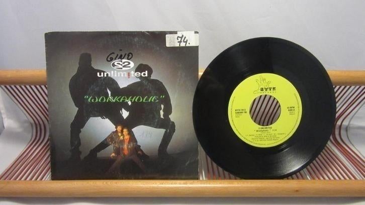 2 Unlimited, Workaholic (single 7"), Cd's en Dvd's, Vinyl Singles, Ophalen of Verzenden, 7 inch, Single