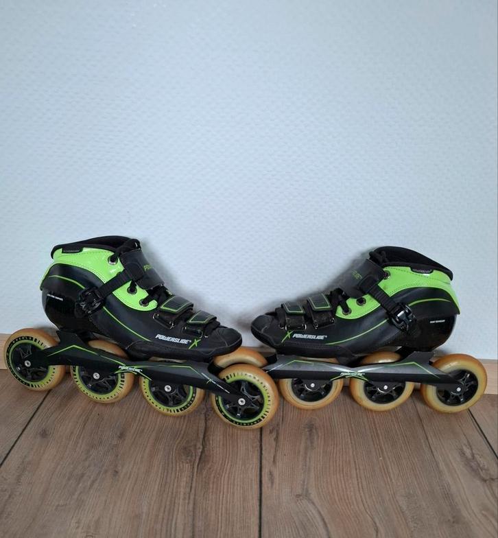 Powerslide X skeelers maat 43, Sport en Fitness, Skeelers, Zo goed als nieuw, Inline skates 4 wielen, Powerslide, Ophalen of Verzenden