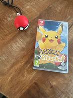 Pokémon Let's Go Pikachu + Poké Ball, Gebruikt, 1 speler, Ophalen of Verzenden, Role Playing Game (Rpg)