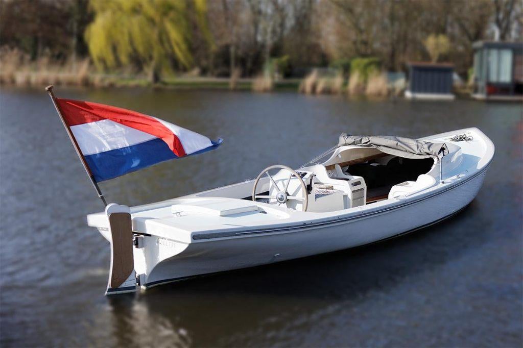 Prachtige polyester Cabinsloep /sloep (2xslaap) INSTAPKLAAR!, Watersport en Boten, Sloepen, Ophalen, Gebruikt, Binnenboordmotor