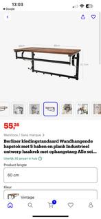 Prima kapstok, Huis en Inrichting, Ophalen of Verzenden, Zo goed als nieuw, Metaal, Wandkapstok