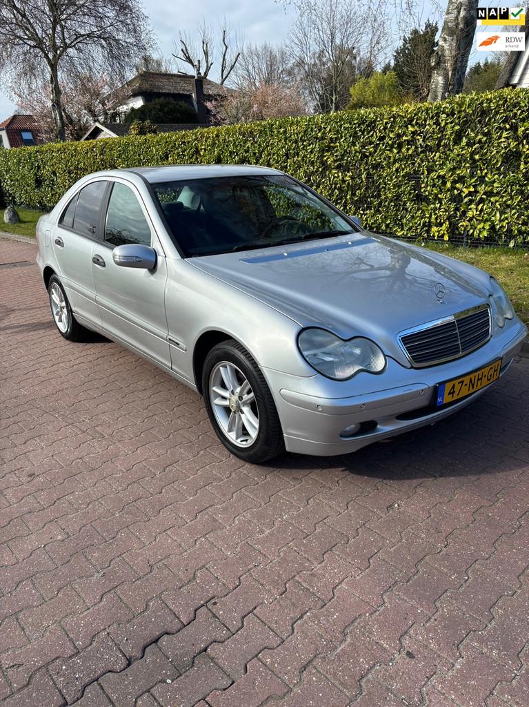 Mercedes-Benz C-klasse 180 K. Elegance NAP NWE APK TOP STAAT, 13 km/l, Achterwielaandrijving, Gebruikt, 1796 cc