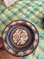 Vintage hout snijwerk bord, Ophalen, Zo goed als nieuw