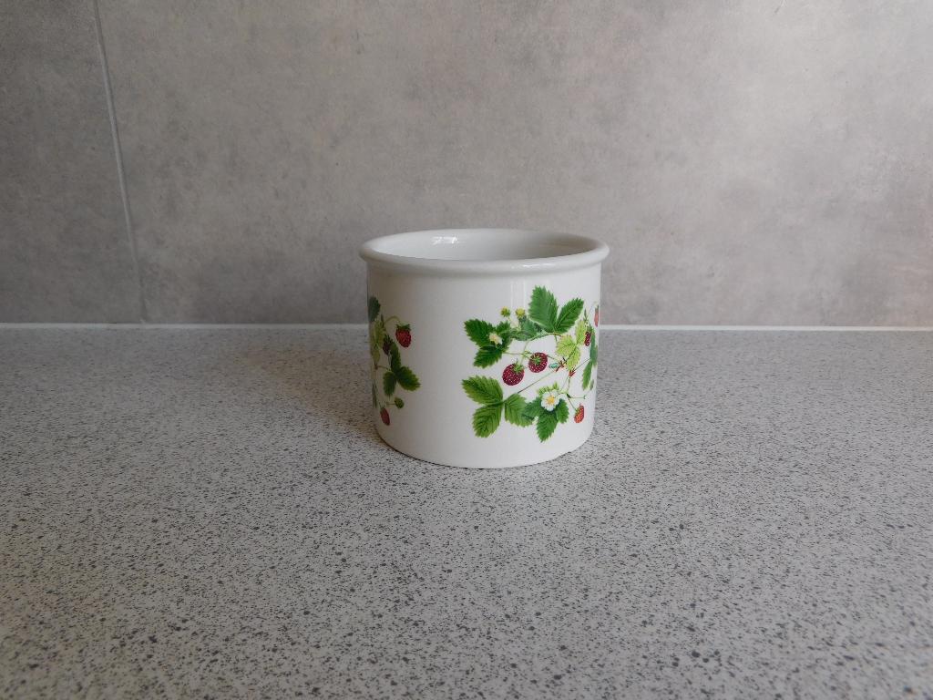 Confiture Pot 6,58,5 cm. Summer Strawberries Portmeirion, Overige typen, Ophalen of Verzenden, Zo goed als nieuw, Overige stijlen