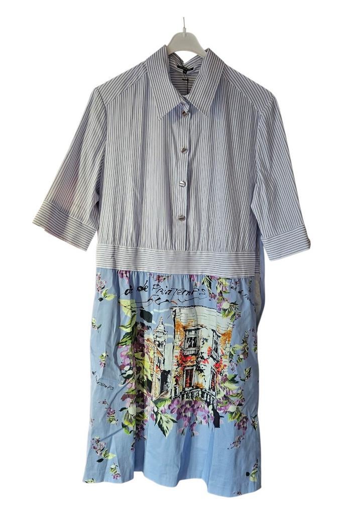 Nieuwe Zomerjurk Caroline Biss maat 40, Maat 38/40 (M), Blauw, Nieuw, Ophalen of Verzenden