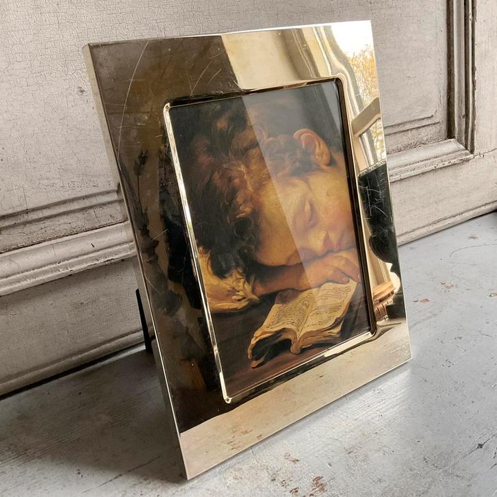 Sale metalen goudkleurige lijst *tres belle*, Audio, Tv en Foto, Fotografie | Fotolijsten, Gebruikt, Ophalen of Verzenden