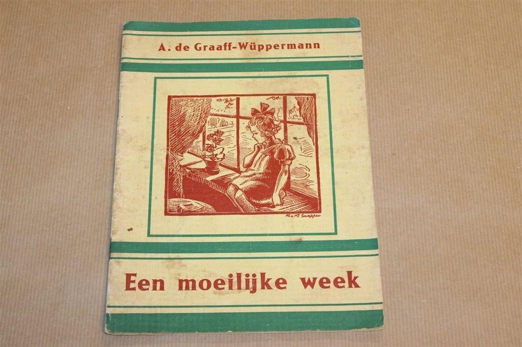 Een Moeilijke Week — Vintage Kinderboek 1937, Ophalen of Verzenden, Gelezen, Fictie algemeen