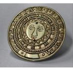 Premium massief messing zonnewijzer klok deco tarrot zon, Nieuw, Ophalen of Verzenden, H, H