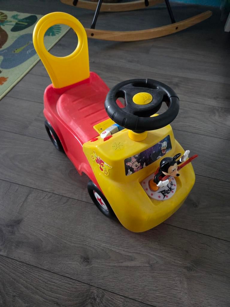 Mickey Mouse Loopauto, Ophalen, Gebruikt, Loopvoertuig