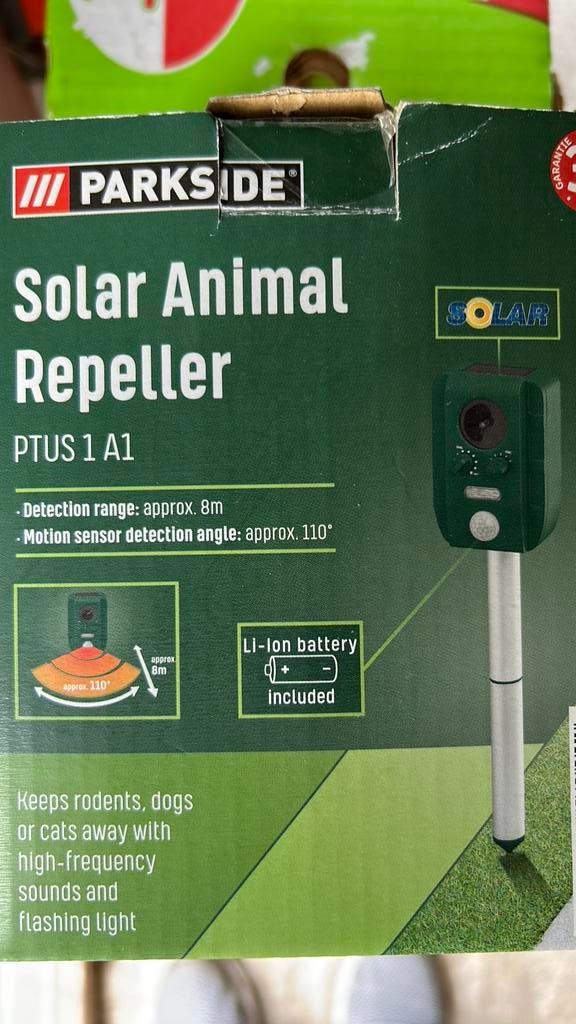 Solar Animal Repeller, Ophalen, Nieuw, Ongediertebestrijding