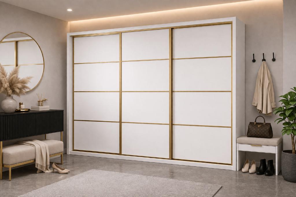 💎Design kledingkast – bezorging & montage inbegrepen 🚚🔧, Met deur(en), Nieuw, 200 cm of meer, Glas