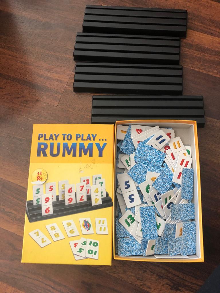Rummy, Hobby en Vrije tijd, Gezelschapsspellen | Bordspellen, Ophalen of Verzenden, Gebruikt