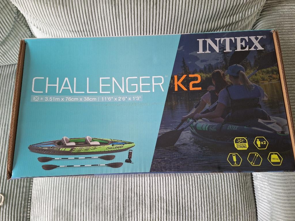 Kajak 2 persoons, Watersport en Boten, Kano's, Ophalen, Opblaasbaar, Kajak, Nieuw