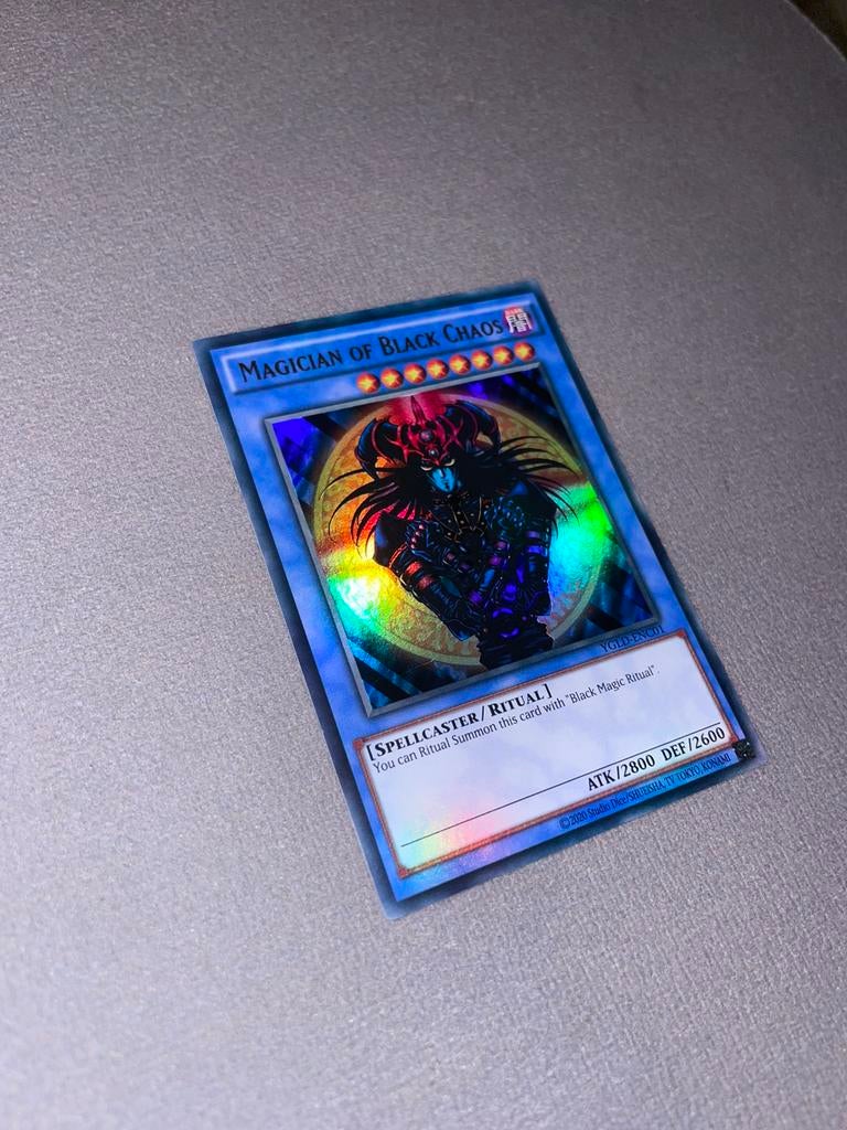 Yu-Gi-Oh! Magician of Black Chaos - ultra rare, Hobby en Vrije tijd, Verzamelkaartspellen | Yu-gi-Oh!, Ophalen of Verzenden, Zo goed als nieuw