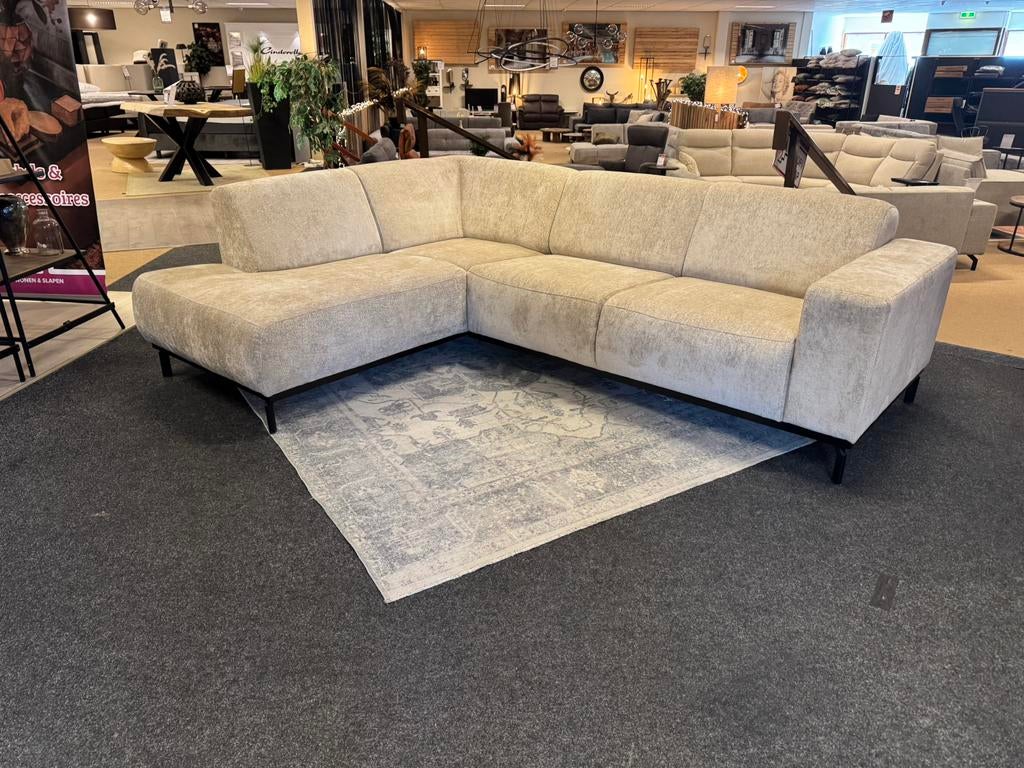 Hoekbank Viola(1)255x190 Beige Direct/Leverbaar E-2204