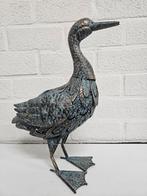 METALEN EEND / GANS , HOOGTE 44 CM , TERRAS , TUIN , NIEUW, Ophalen, Nieuw, Metaal, Dierenbeeld