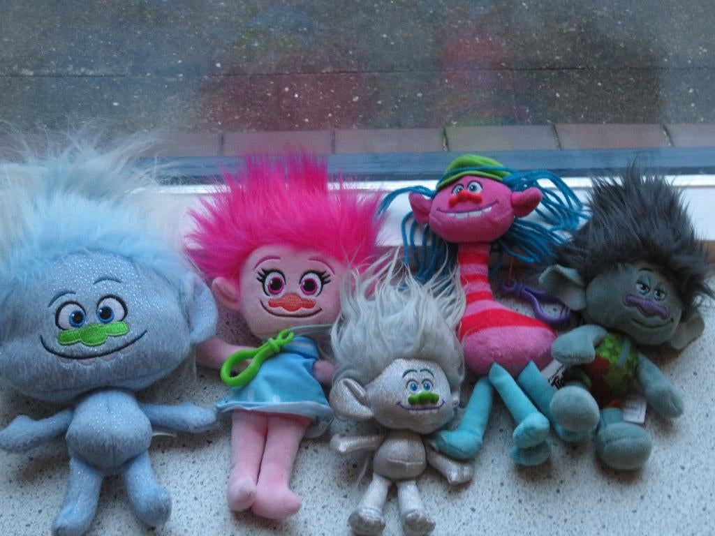 Trolls Dreamworks Nicotoy TROLLS Trol zacht materiaal, Ophalen of Verzenden, Zo goed als nieuw, Overige typen