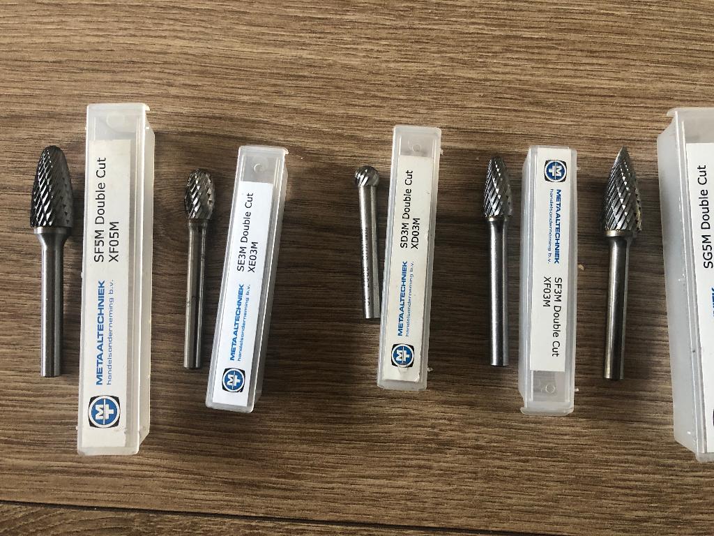 Stiftfrezen hardmetaal voor Staal, RVS, frezen, Ophalen of Verzenden, Nieuw, Elektrisch, Bovenfrees