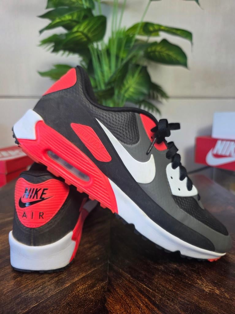 Nike Air Max 90 Golf Iron Grey Infra Red 23 maat 48,5, Overige kleuren, Nike, Ophalen of Verzenden, Nike