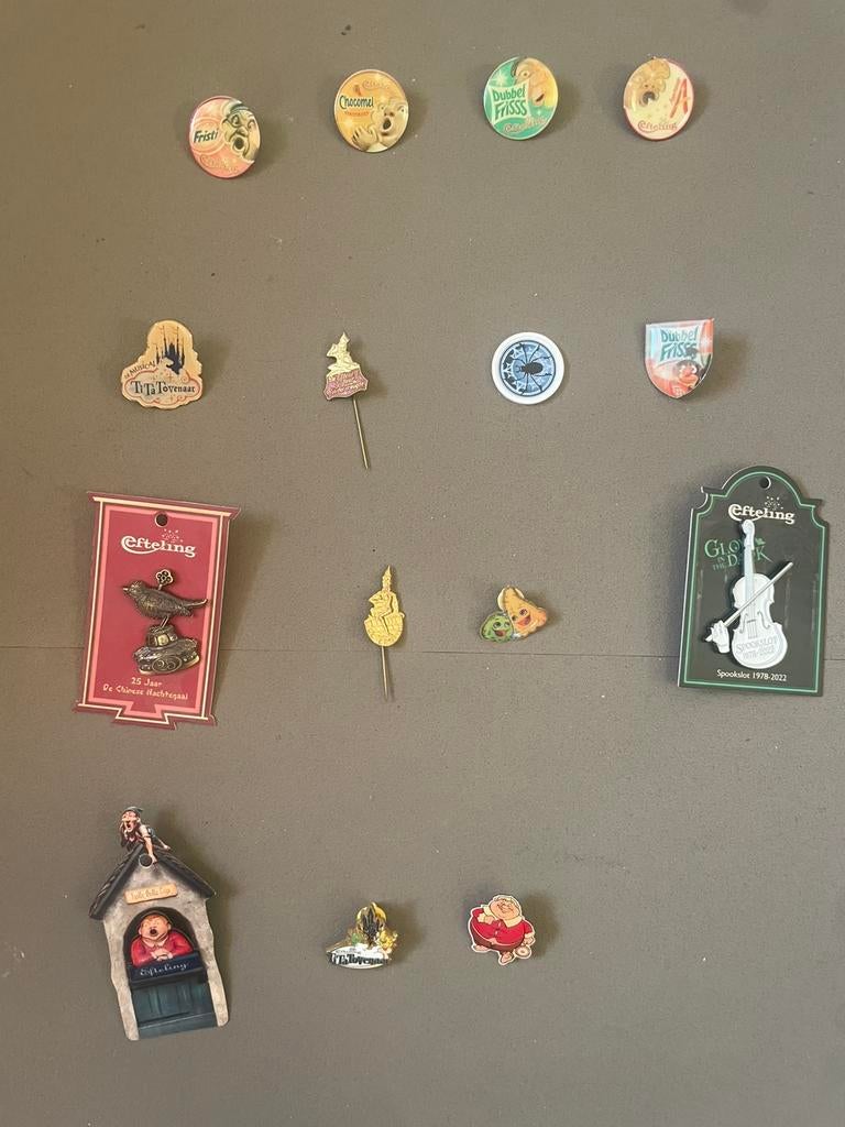 Verschillende Efteling pins te koop zie beschrijving, Verzenden, Zo goed als nieuw
