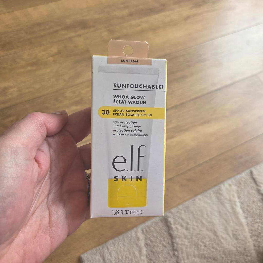 ELF Skin Suntouchable Whoa Glow SPF 30 Sunbeam, Gehele gezicht, Beige, Nieuw, Ophalen of Verzenden