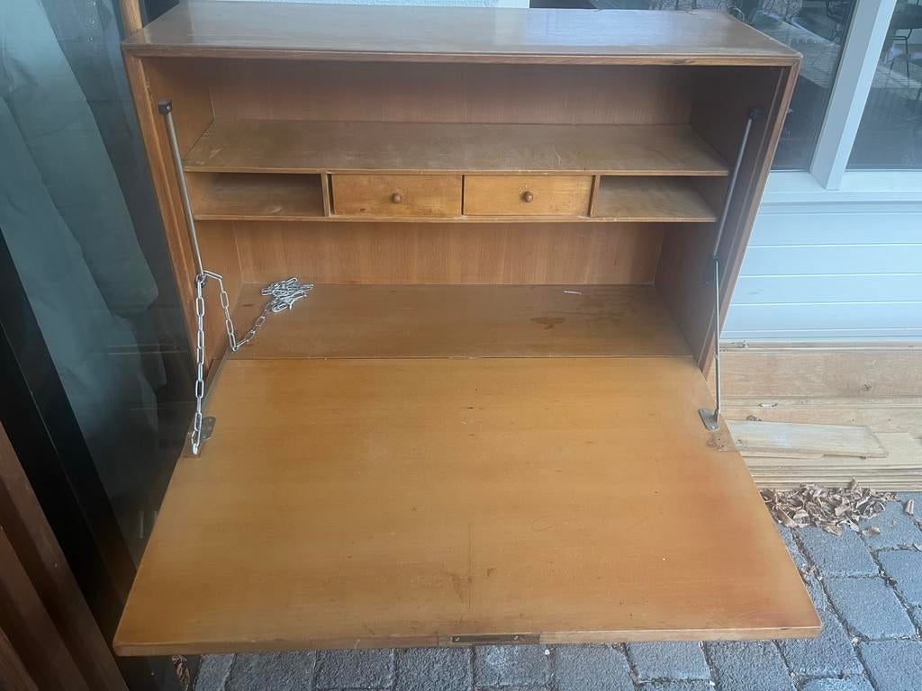 Vintage bureau/secretaire - Gratis af te halen, Huis en Inrichting, Kasten | Secretaires, Ophalen, Gebruikt