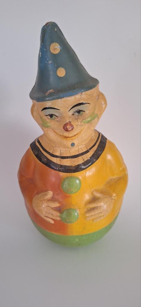 Antieke Roly Poly Schoenhut Clown, Ophalen of Verzenden