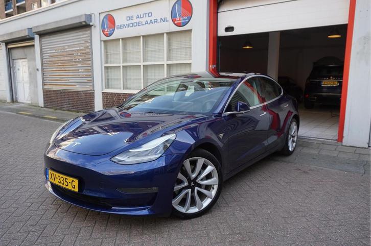 Tesla Model 3 Long Range AWD 75 kWh | BTW AUTO | Orig Nederl, Auto's, Tesla, Bedrijf, Te koop, Model 3, 4x4, ABS, Adaptive Cruise Control